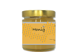 Honigetikett klassisch Nr.06 250g rechteckig 