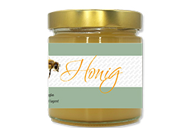 Honigetikett modern Nr.22 500g rechteckig 