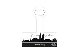 Design Stadthonig Bremen weißer Himmel 250g mit Gewährverschluss 