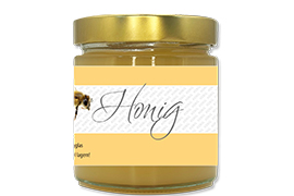 Honigetikett modern Nr.21 500g rechteckig 