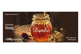 Design Geschenketikett Nr.08 A 500g rechteckig 