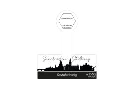 Design Stadthonig Saarbrücken weißer Himmel 250g mit Gewährverschluss 