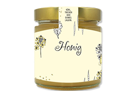 Honigetikett modern Nr.11 C 500g