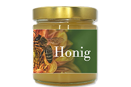 Honigetikett Natur Nr.23 500g rechteckig 