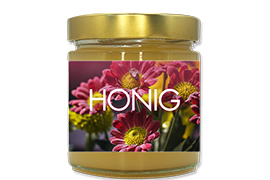 Honigetikett Natur Nr.17 500g rechteckig 