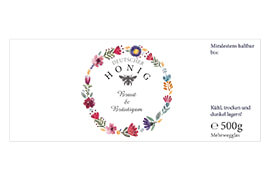 Design Hochzeitsetikett Nr.02 A 500g rechteckig 