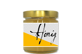 Honigetikett modern Nr.04 250g rechteckig 