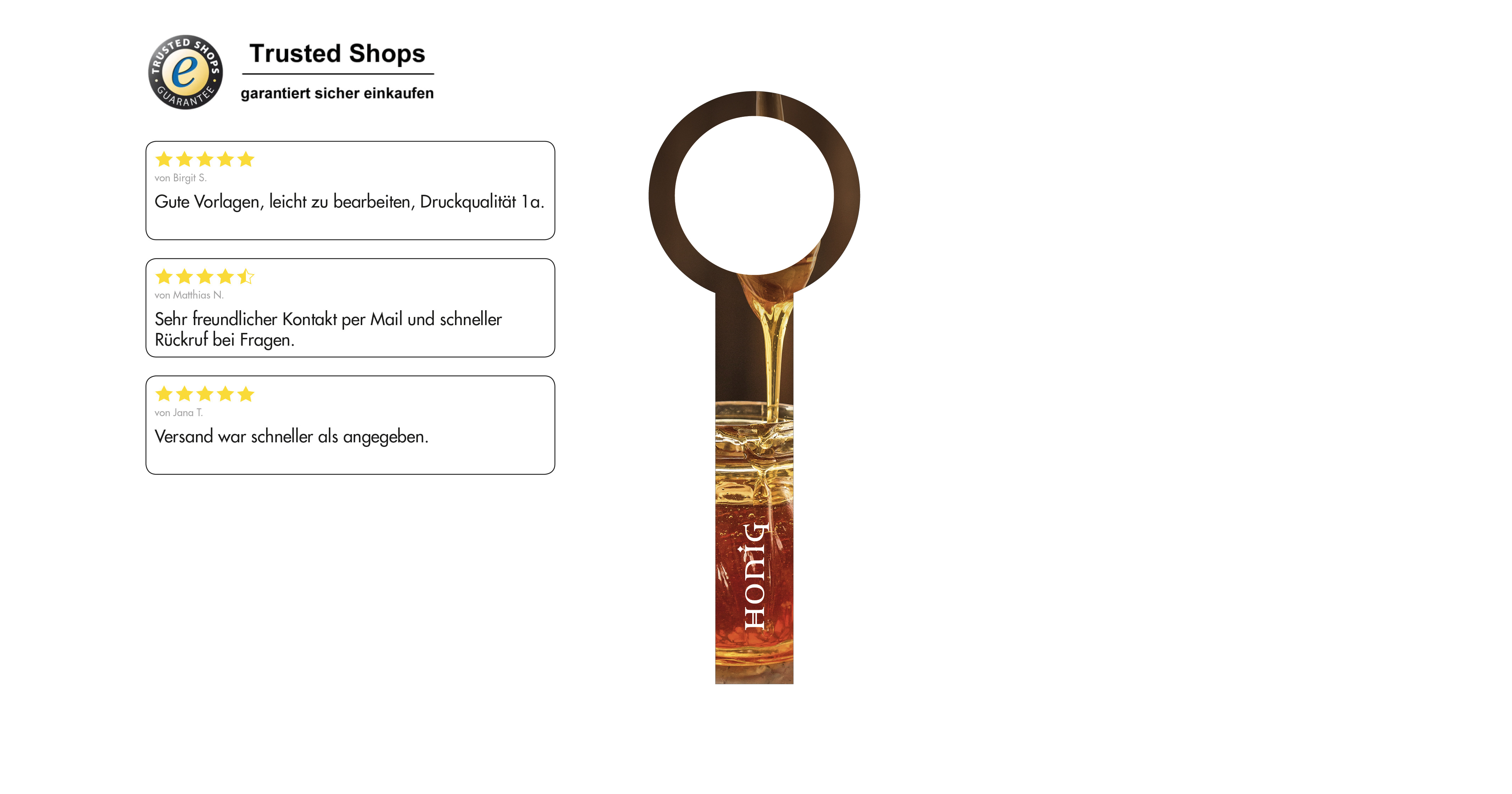 Siegelstreifen Natur Nr.39 konturgestanzt