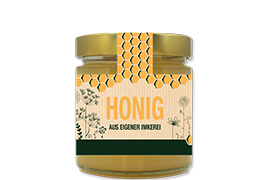 Honigetikett modern Nr.07 B 250g