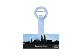 Design Stadthonig Bremen blauer Himmel 250g mit Gewährverschluss 