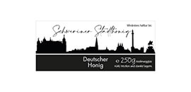 Design Stadthonig Schwerin weißer Himmel 250g rechteckig