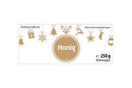 Design Weihnachtlich Nr. 06 A 250g rechteckig