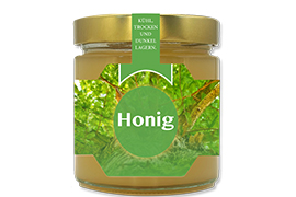 Honigetikett Wald Nr.02 A 500g