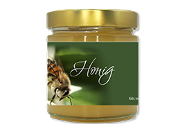 Honigetikett Natur Nr.03 500g rechteckig 