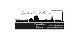Design Stadthonig Dortmund weißer Himmel 250g rechteckig