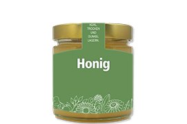 Honigetikett modern Nr.08 C 250g