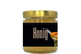 Honigetikett modern Nr.18 250g rechteckig 