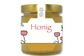 Honigetikett modern Nr.36 A 500g