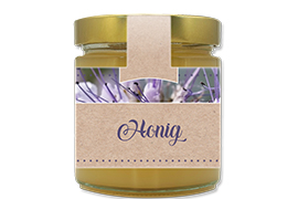 Honigetikett modern Nr.37 B 500g