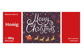 Design Weihnachtlich Nr. 01 A 500g rechteckig