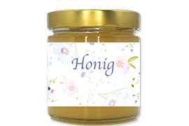 Honigetikett modern Nr.55 500g rechteckig