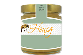 Honigetikett modern Nr.22 C 500g
