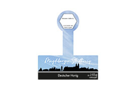 Design Stadthonig Magdeburg blauer Himmel 250g mit Gewährverschluss 