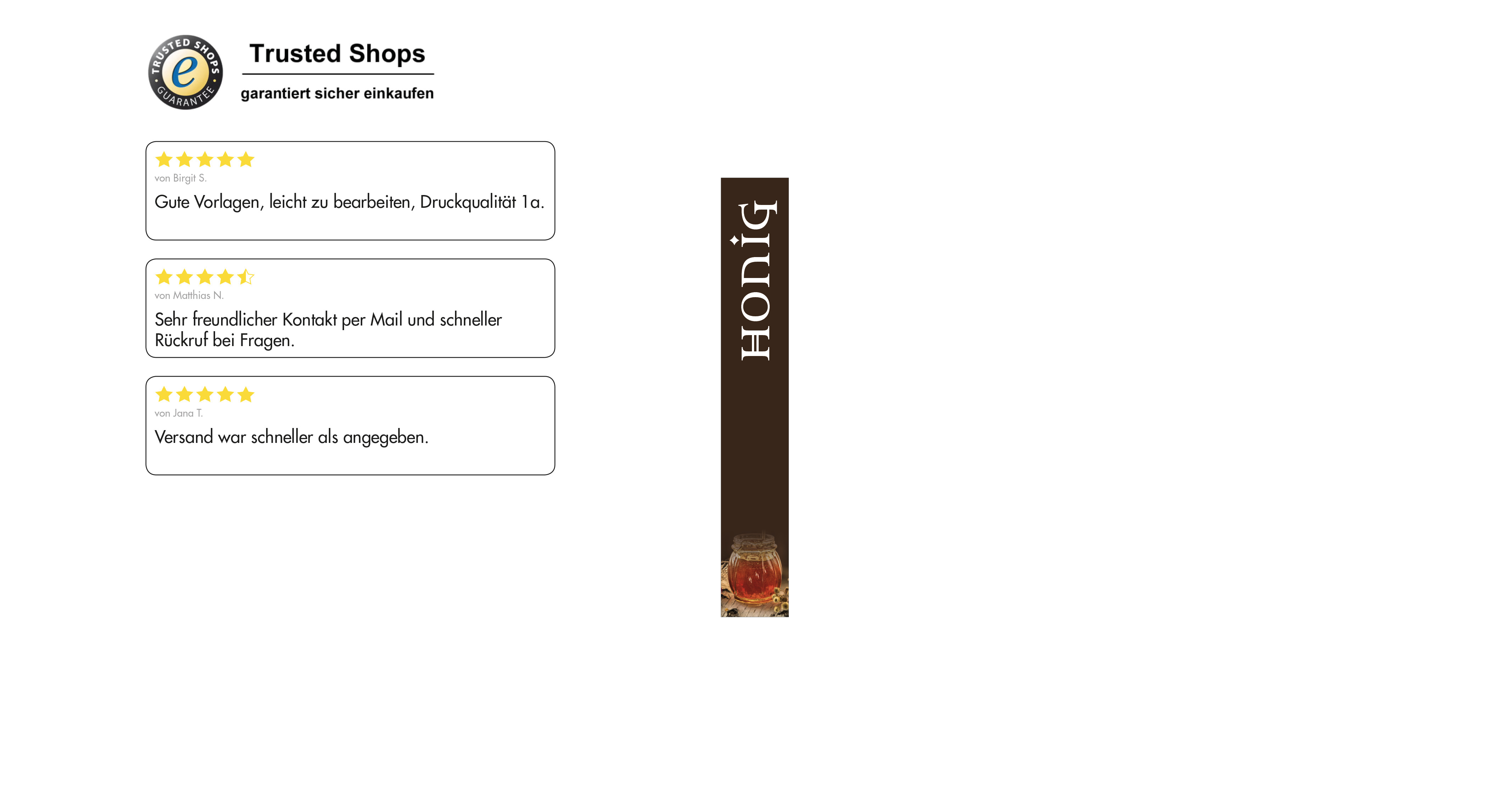 Siegelstreifen modern Nr.14 rechteckig