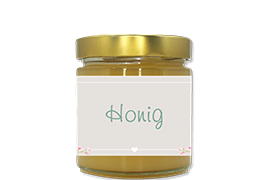 Honigetikett modern Nr.43 250g rechteckig 