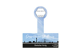 Design Stadthonig Düsseldorf blauer Himmel 250g mit Gewährverschluss 