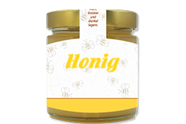Honigetikett modern Nr.03 C 500g
