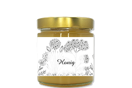 Honigetikett modern Nr.49 250g rechteckig 