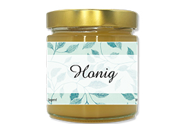 Honigetikett modern Nr.40 500g rechteckig 