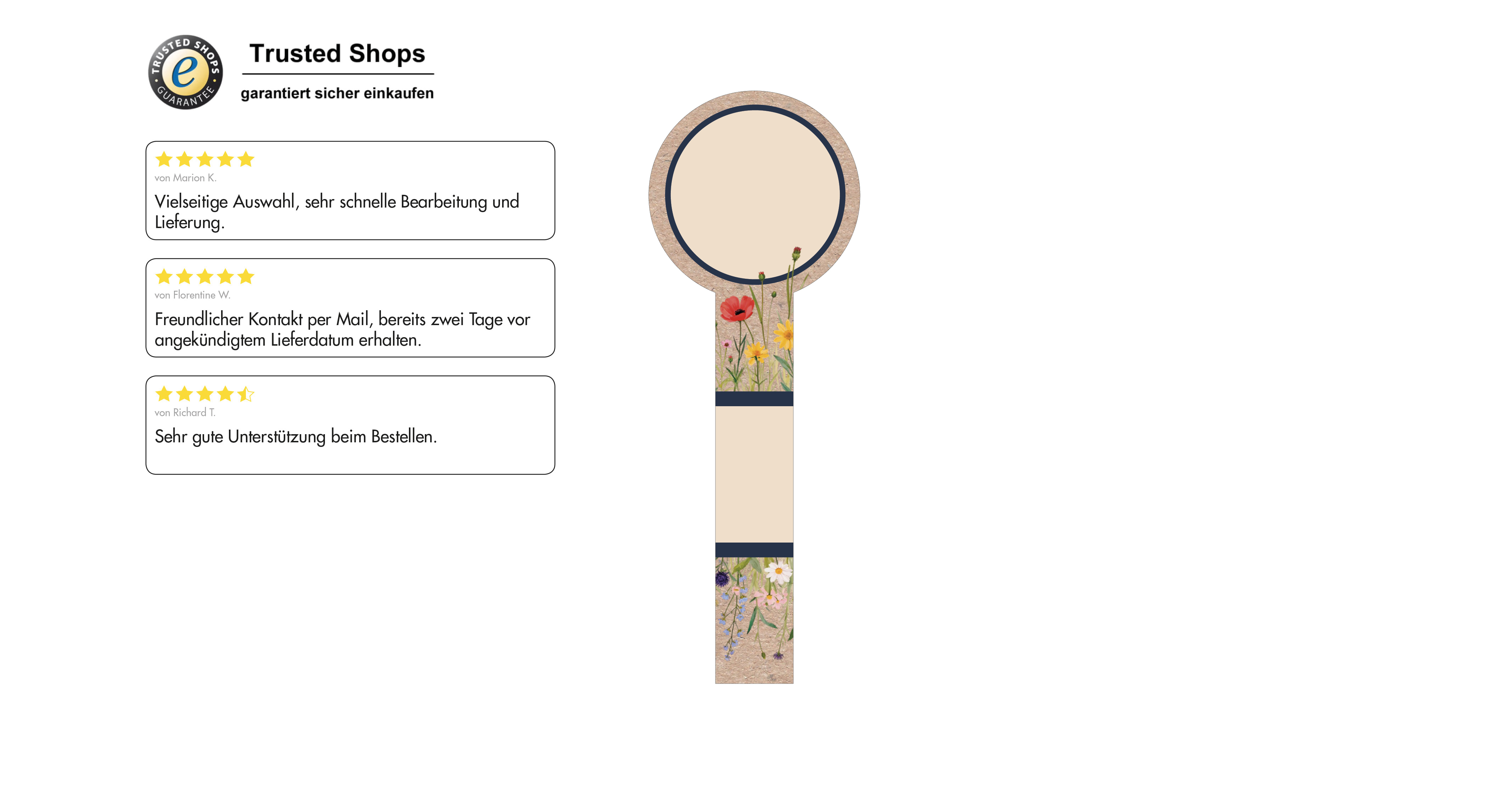Siegelstreifen modern Nr.09 konturgestanzt