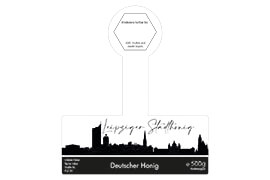 Design Stadthonig Leipzig weißer Himmel 500g mit Gewährverschluss 