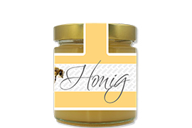 Honigetikett modern Nr.21 B 250g