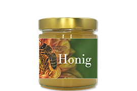Honigetikett Natur Nr.23 250g rechteckig 