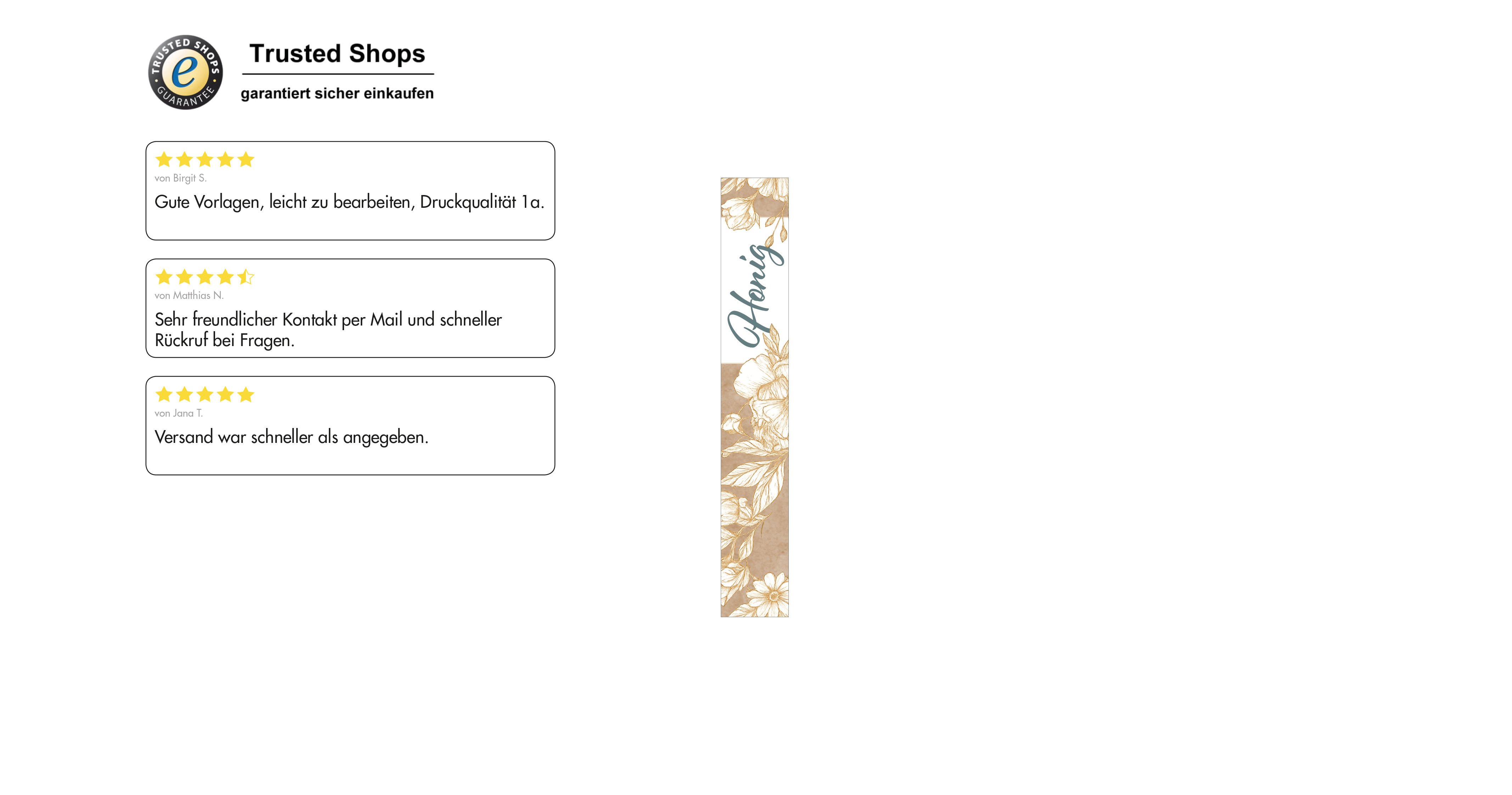 Siegelstreifen modern Nr.51 rechteckig