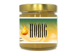 Honigetikett klassisch Nr.13 500g rechteckig 