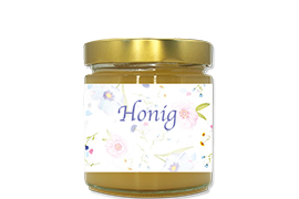 Honigetikett modern Nr.55 250g rechteckig 