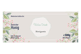 Design Geschenketikett Nr.10 A 500g rechteckig 