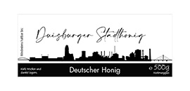 Design Stadthonig Duisburg weißer Himmel 500g rechteckig