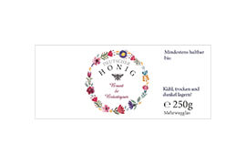 Design Hochzeitsetikett Nr.02 A 250g rechteckig 