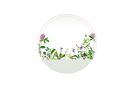 Etikett - neutral rund Nr.15