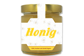 Honigetikett modern Nr.03 A 500g