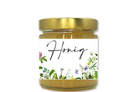 Honigetikett modern Nr.15 250g rechteckig