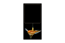 Etikett neutral rechteckig klein Nr.18