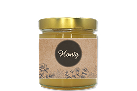 Honigetikett modern Nr.46 250g rechteckig 