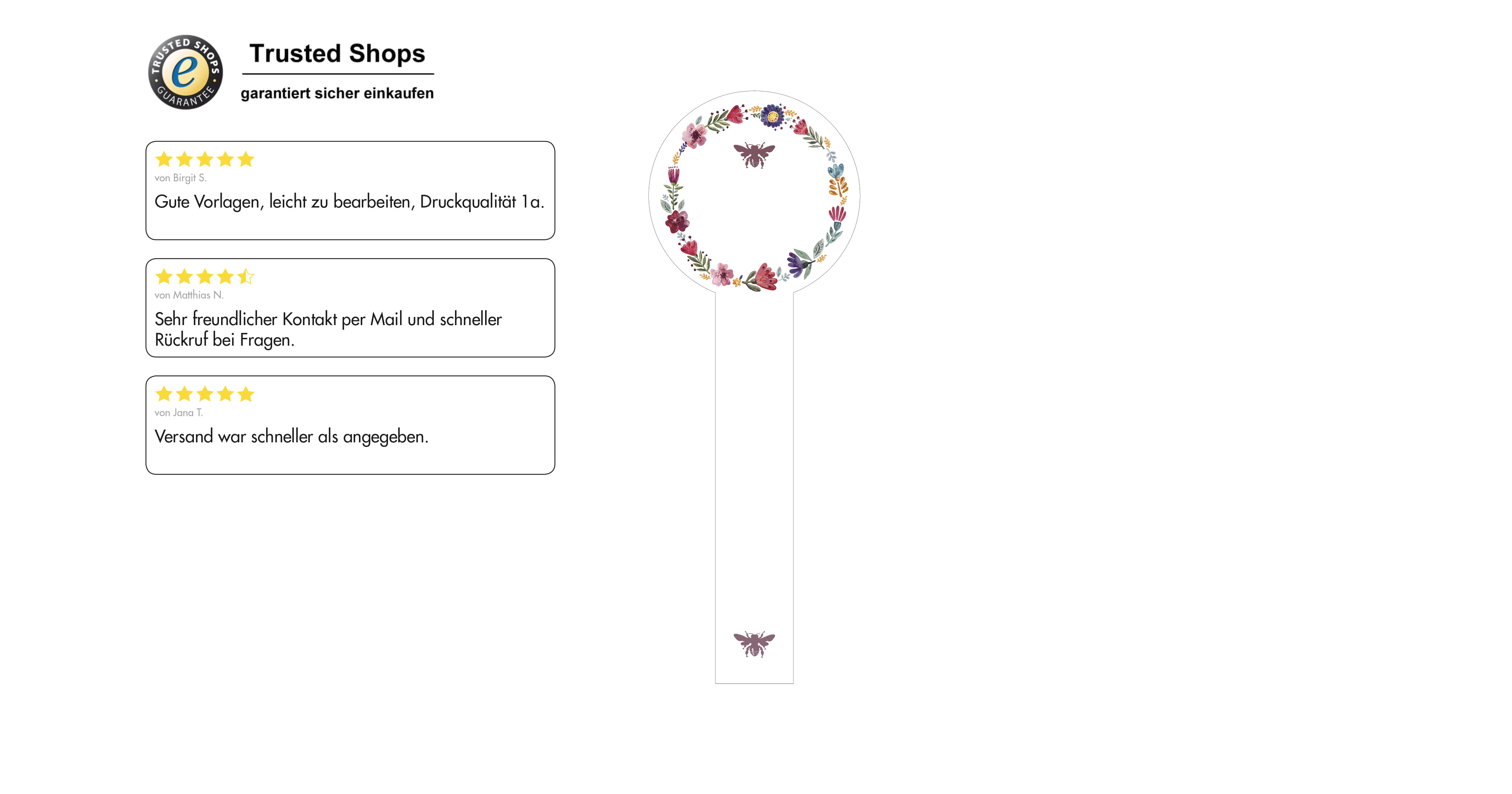 Siegelstreifen modern Nr.47 konturgestanzt