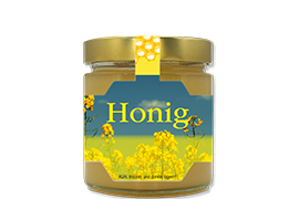 Honigetikett Raps Nr.01 A 250g